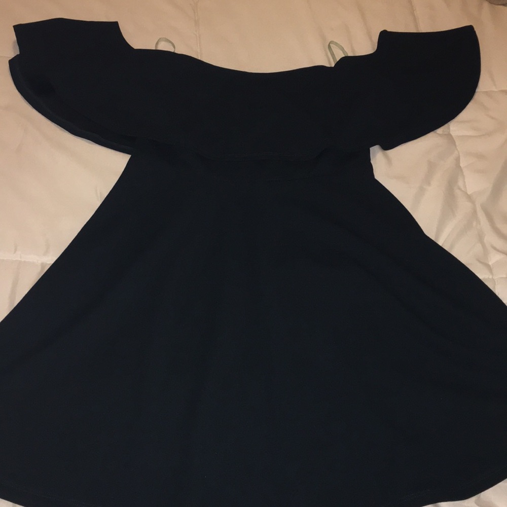 Emerald green skater like dress